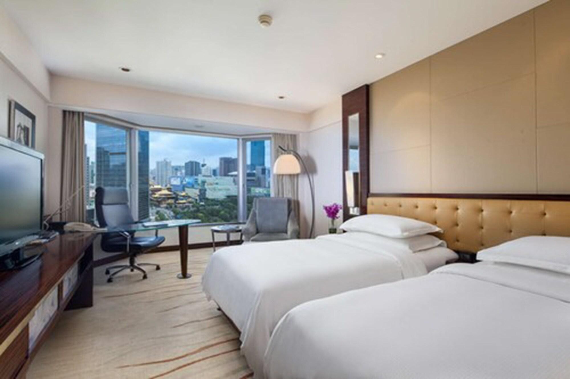 Hotel The Kunlun Jing An Shanghai Exterior foto