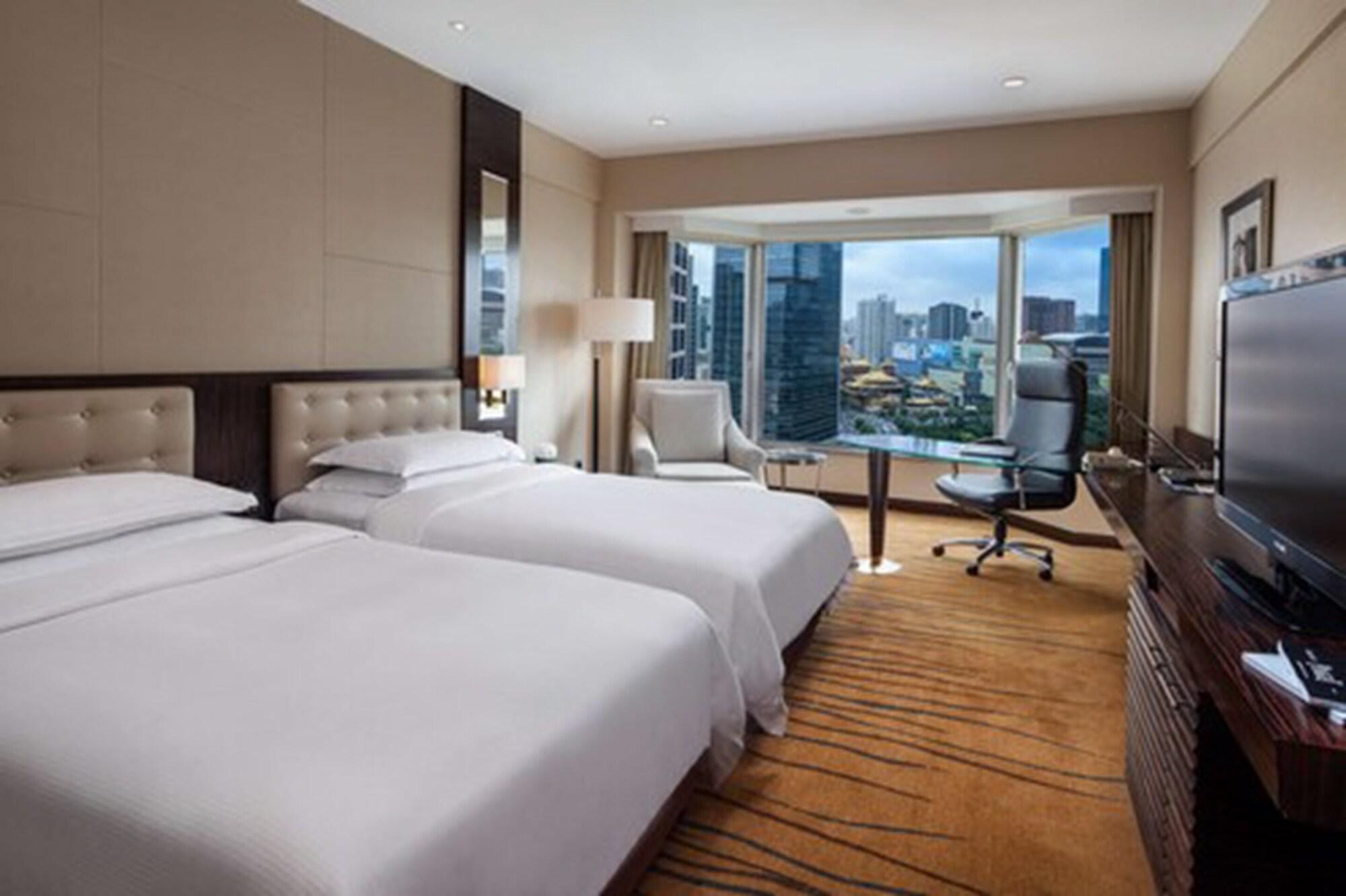 Hotel The Kunlun Jing An Shanghai Exterior foto