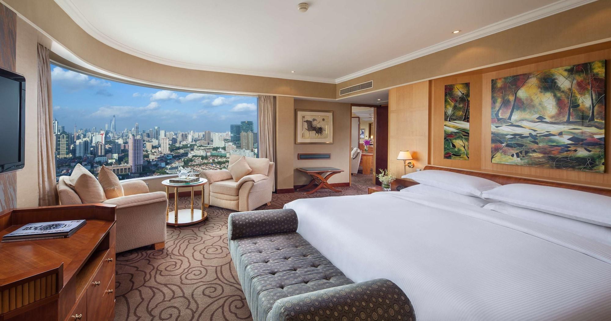 Hotel The Kunlun Jing An Shanghai Exterior foto