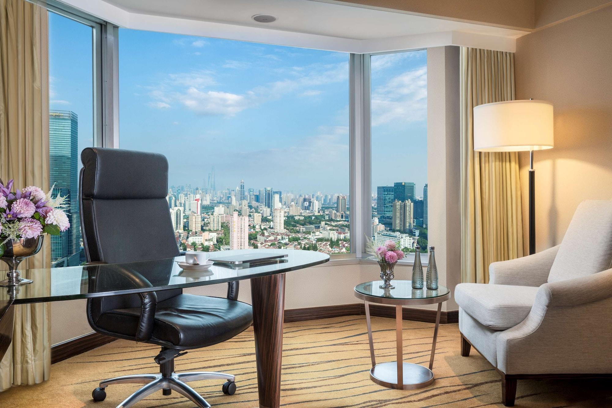 Hotel The Kunlun Jing An Shanghai Exterior foto