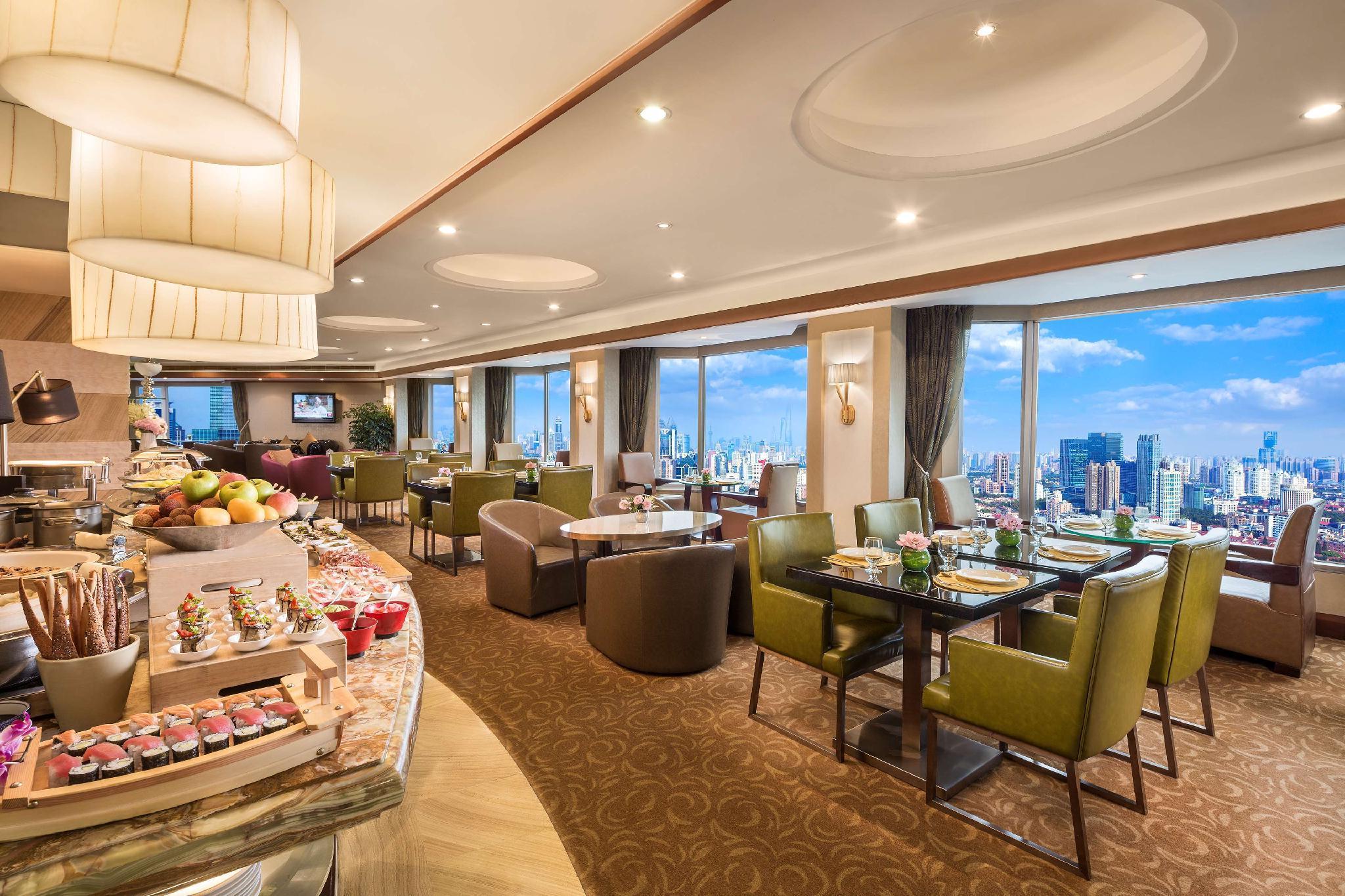 Hotel The Kunlun Jing An Shanghai Exterior foto