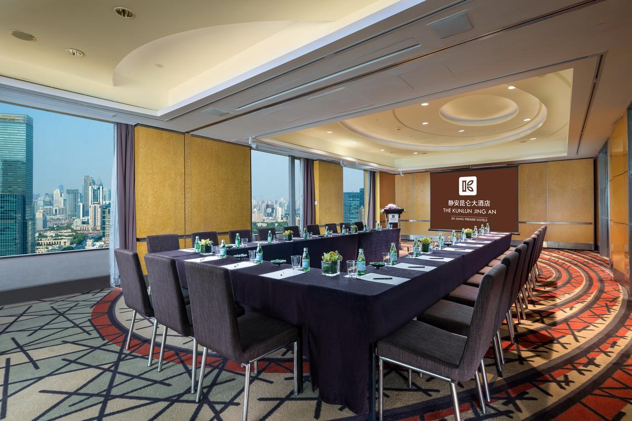 Hotel The Kunlun Jing An Shanghai Exterior foto